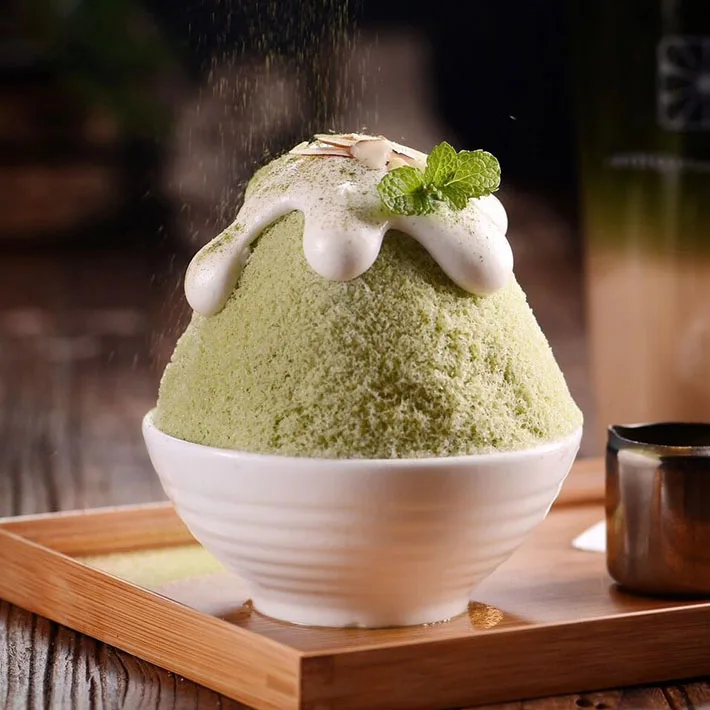 Дробилка для льда Bingsu машинка бритья снежинок автоматическая маленькая Корейская bingsu льдогенератор