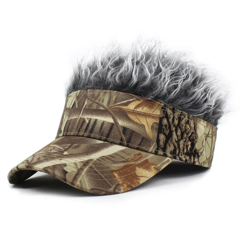 Customized colors Hot selling wig hat solid color  baseball hat outdoor sports duckbill hat hip-hop cap parent-child baseball ca