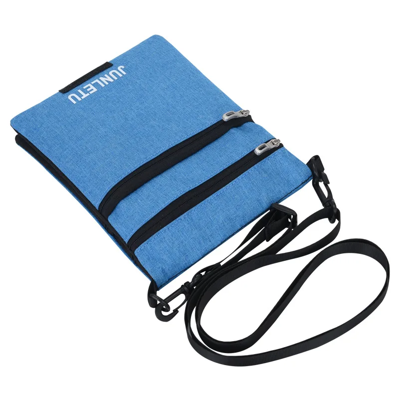 Fashionable new shoulder bag waterproof mobile phone bag travel abroad documents passport hanging neck small bag