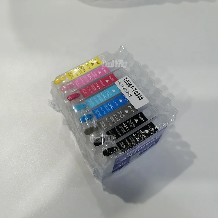 T034 refillable empty ink cartridge for Epson Stylus Photo 2100/2200 printer  ink cartridge wholesale recycle ink cartridge