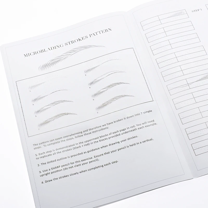 Учебник для обучения перманентному макияжу и лист учебный учебник студентов микроблейдинга