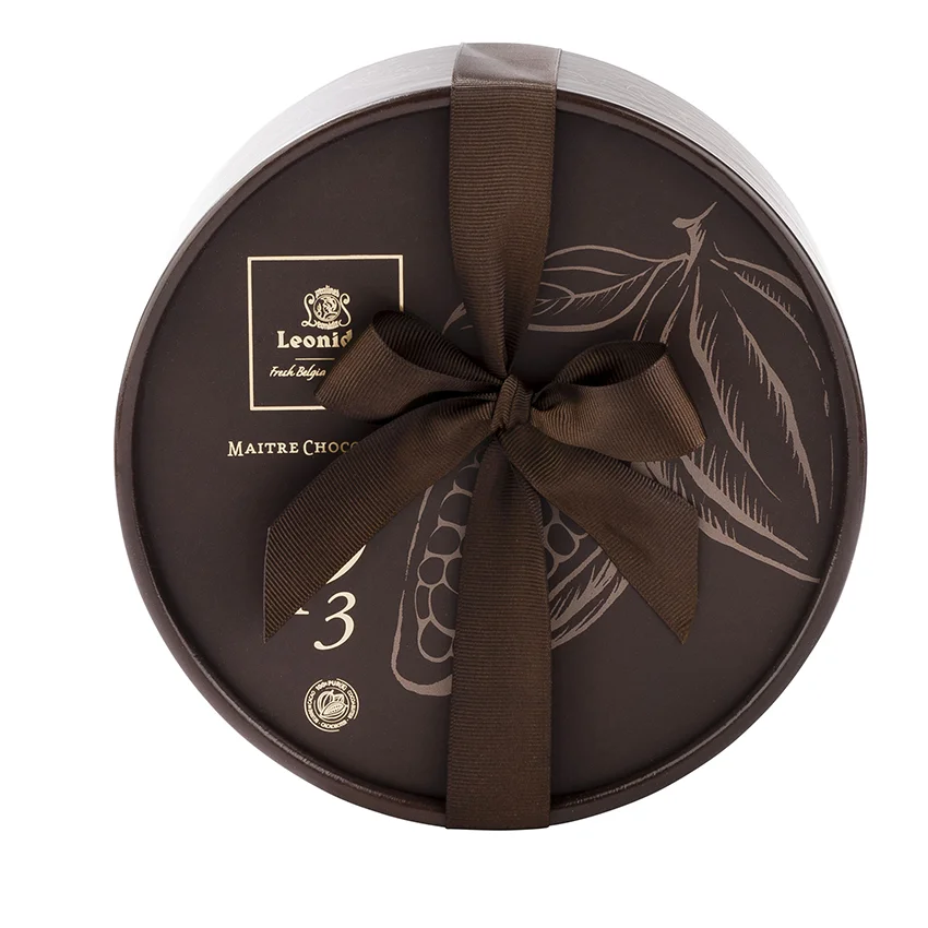 Eco Friendly Chocolate Packaging Gift Paper Box Hermetic Coating Cardboard Tube Packaging For Food Container