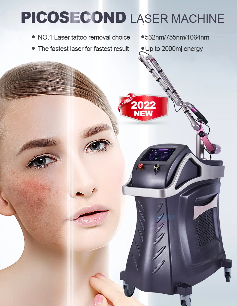 Oem Picocare Q Switched Nd Yag Laser Tattoo Tattoo Removal Picosecond Laser Picosegundos Lutron Picolaser Tattoo Remove Machine