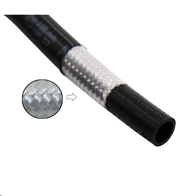 TKC Best quality durable in use three layer fiber braided reinforced flexible PA PU gas hose tube explosion-proof pipe
