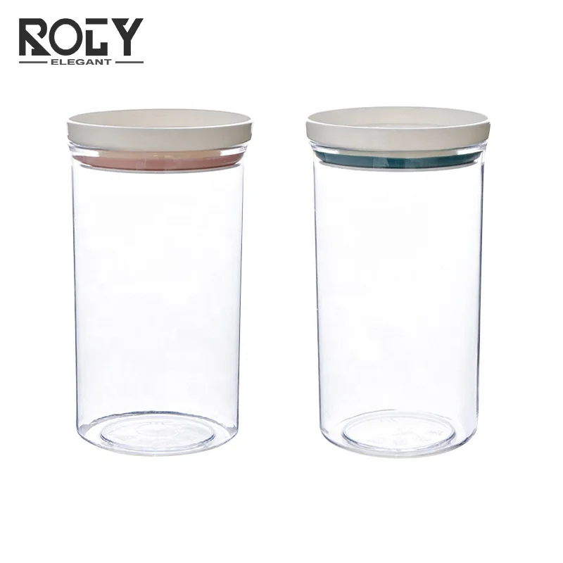 
Plastic Storage Jar empty herbs Storage Container For Spices With Plastic Lid 