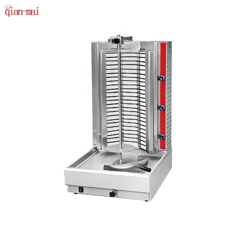 barbique outdoor car custom moissanite safety door commercial Gas Electric Kebab Machine Gas Button Shawarma Machine gas