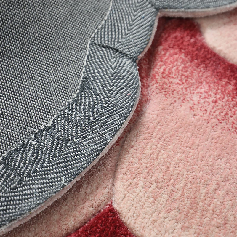 3D Flower Rattern Handtufted Tencel  Rayon Silk Bamboo Silk Wool Rugs For Sale, Customized Design Carpets For Living Room