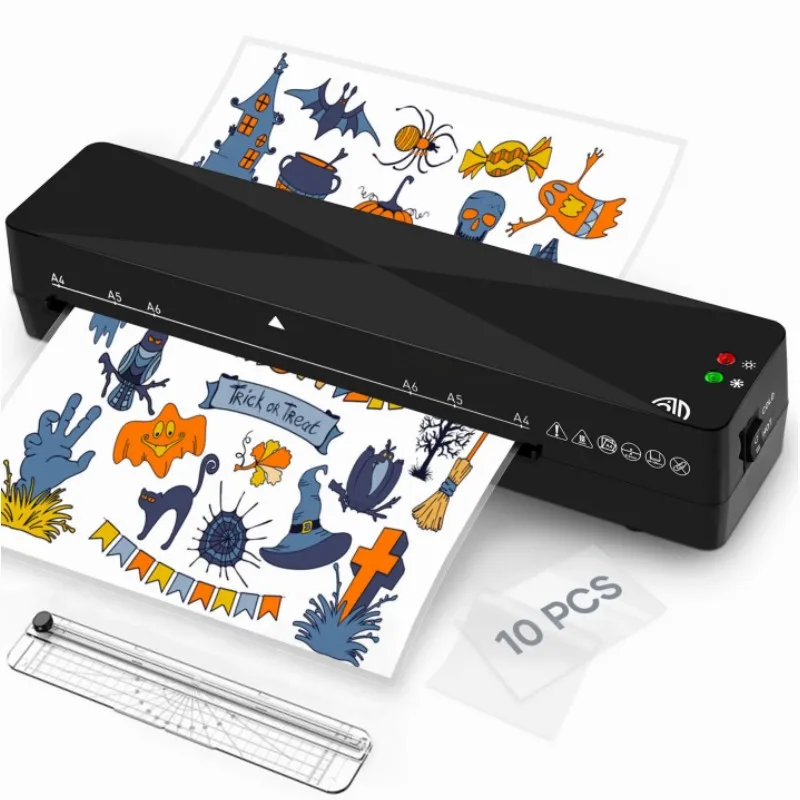 A4 Size Protective Film Thermal Press and Cold Laminating Small Laminating Machine for School