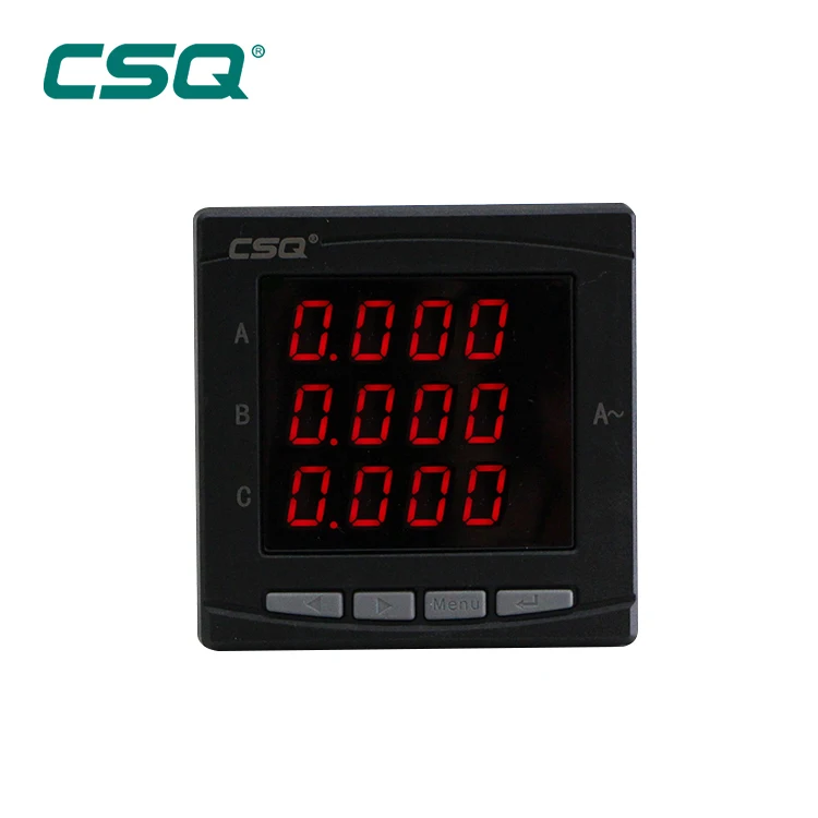 
PA652I-9K4 digital ampere meter 3phase single phase amp meter rs485 5A new design LED display current meter supplier wholesale 