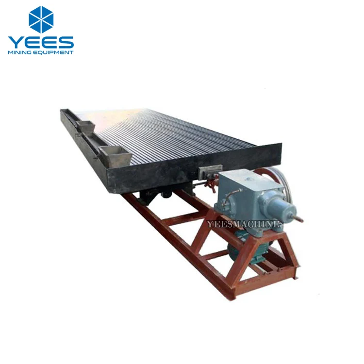 Jiangxi Tungsten Tin Tantalite Mineral Separator Gold Mining Machinery Shaking Table Low Price