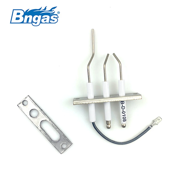 Spark and ionisation electrode kit for gas water heater