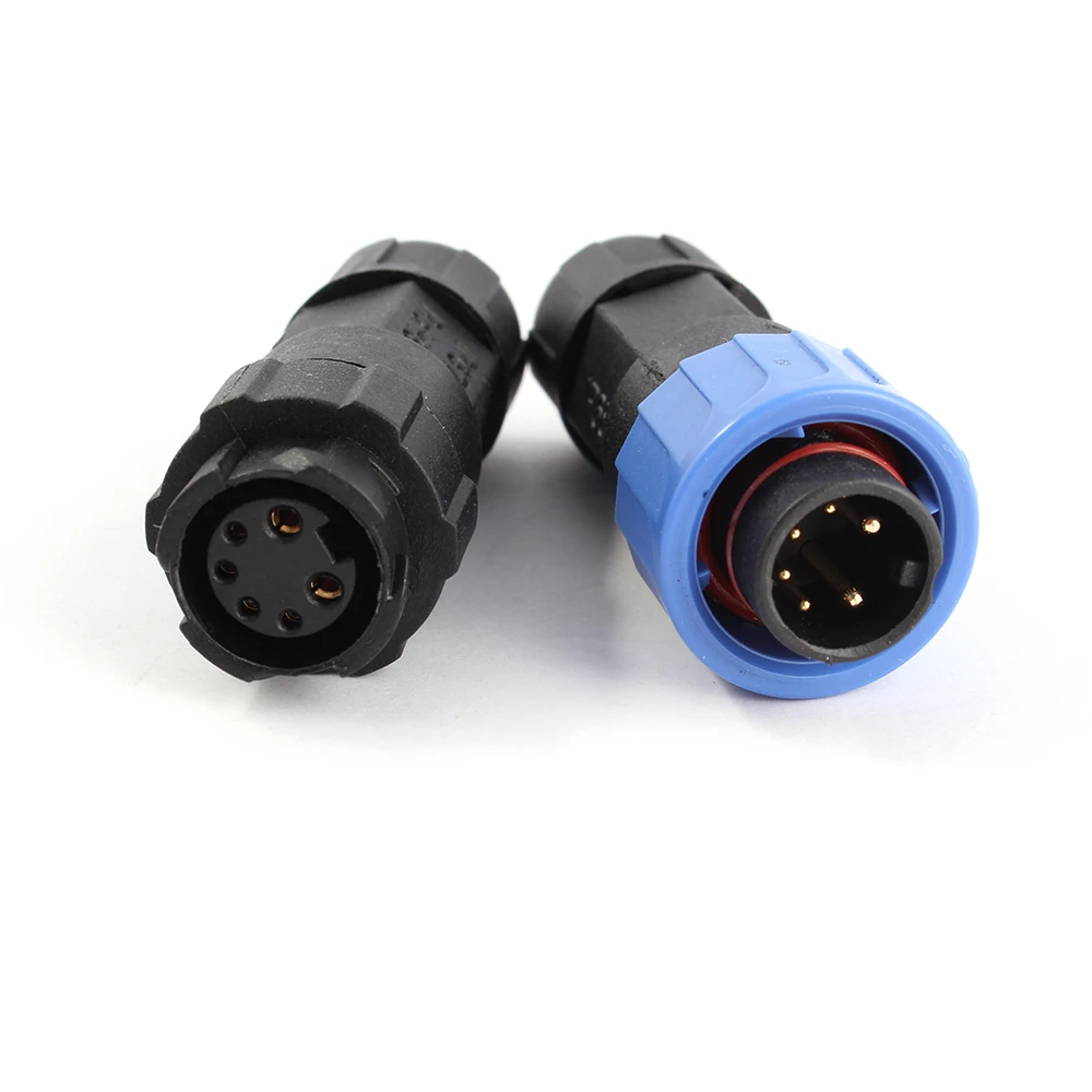 Hanstar 6Pin Fast Waterproof IP67 110v DC Garden Light Connector