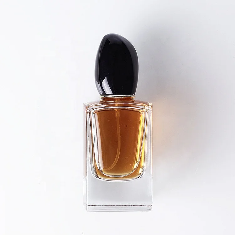 New design perfume bottle 30ml 50ml 100ml luxury empty transparent thickened square sprayer perfume glass bottle
