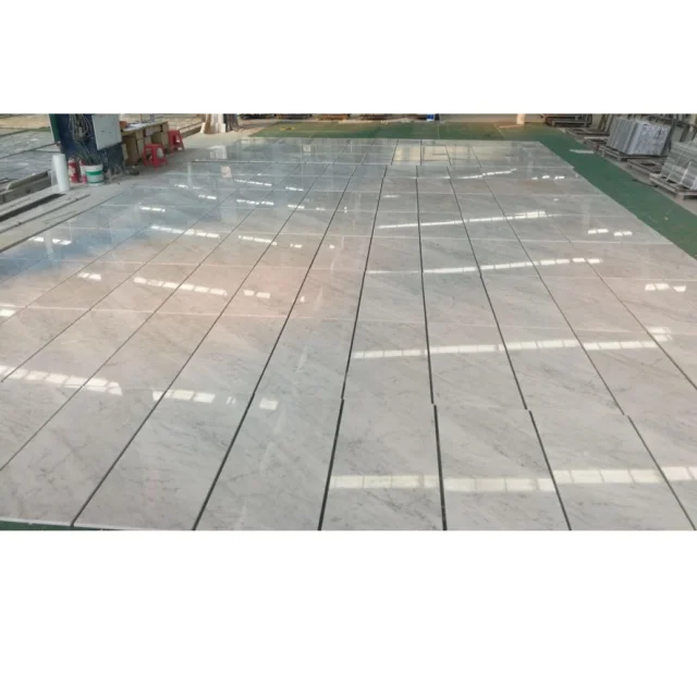 Natural marble stone Carrara white marble cut to size tile for project