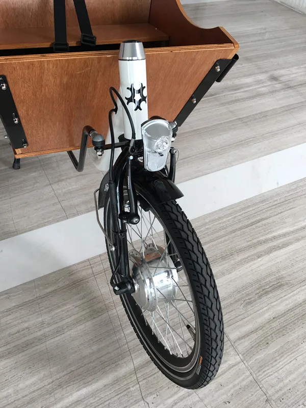 Bakfiets Child Cargo Bike 2-Wheel Electric UB9016E Tricycle with 36V Voltage Open Frame Design europe stock now poland stock