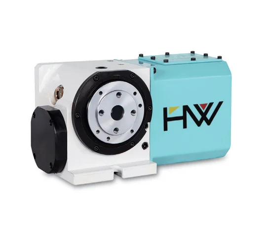 
HW-80 Mini 4-Axis NC Index Rotary Table For Vertical Machining Center 