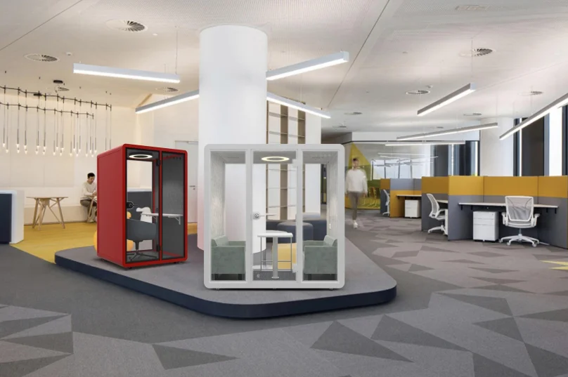 Outdoor Aluminum Frame Office Pod Waterproof Garden Soundproof Booth with Better Sound Insulation for Living Room & School Use