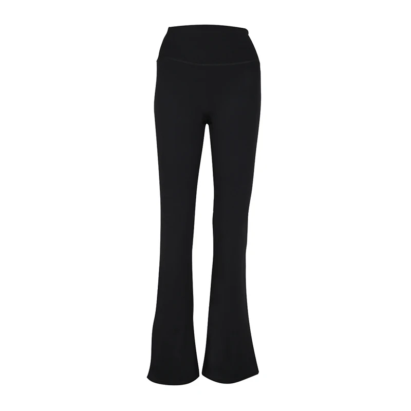 Lulu the same design for women tight height waist elastic breathable sexy flare pants