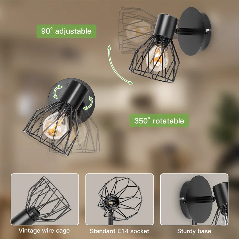 High quality wall light interior living room decorative indoor room wall lamp