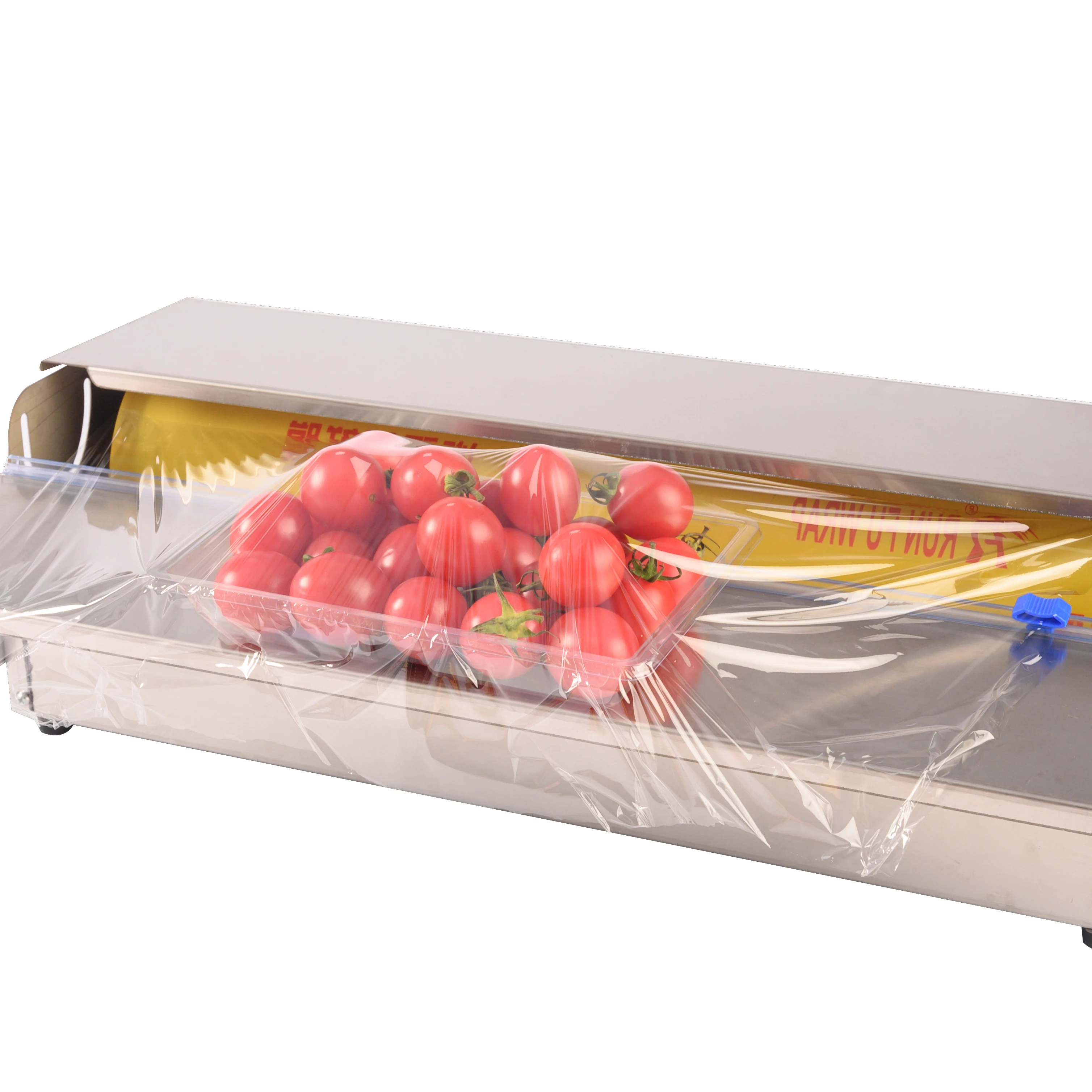 RUNFU Hot Selling Food Grade PVC Cling Film Jumbo Food Film Roll Cling Film Food Wrap