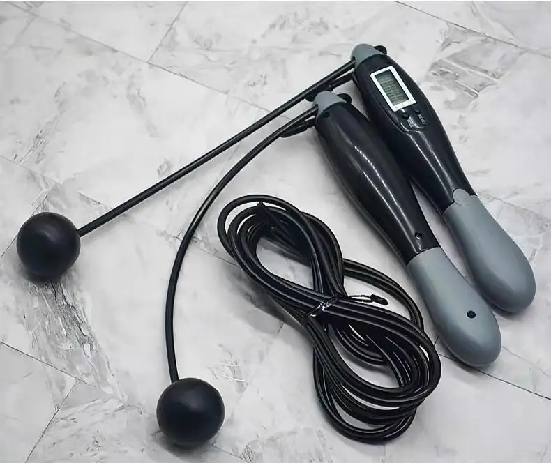 Custom Professional Fitness Weight Loss Smart Skipping Jump Rope Counter Speed Digital Skip Rope Cordless Skipping Rope