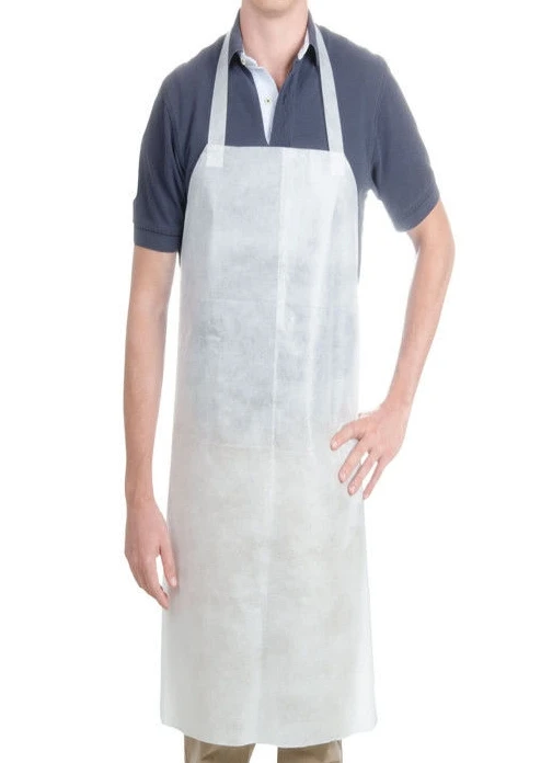 Waterproof disposable nonwoven apron raw material pp non-woven fabric spunbond non woven fabric for aprons
