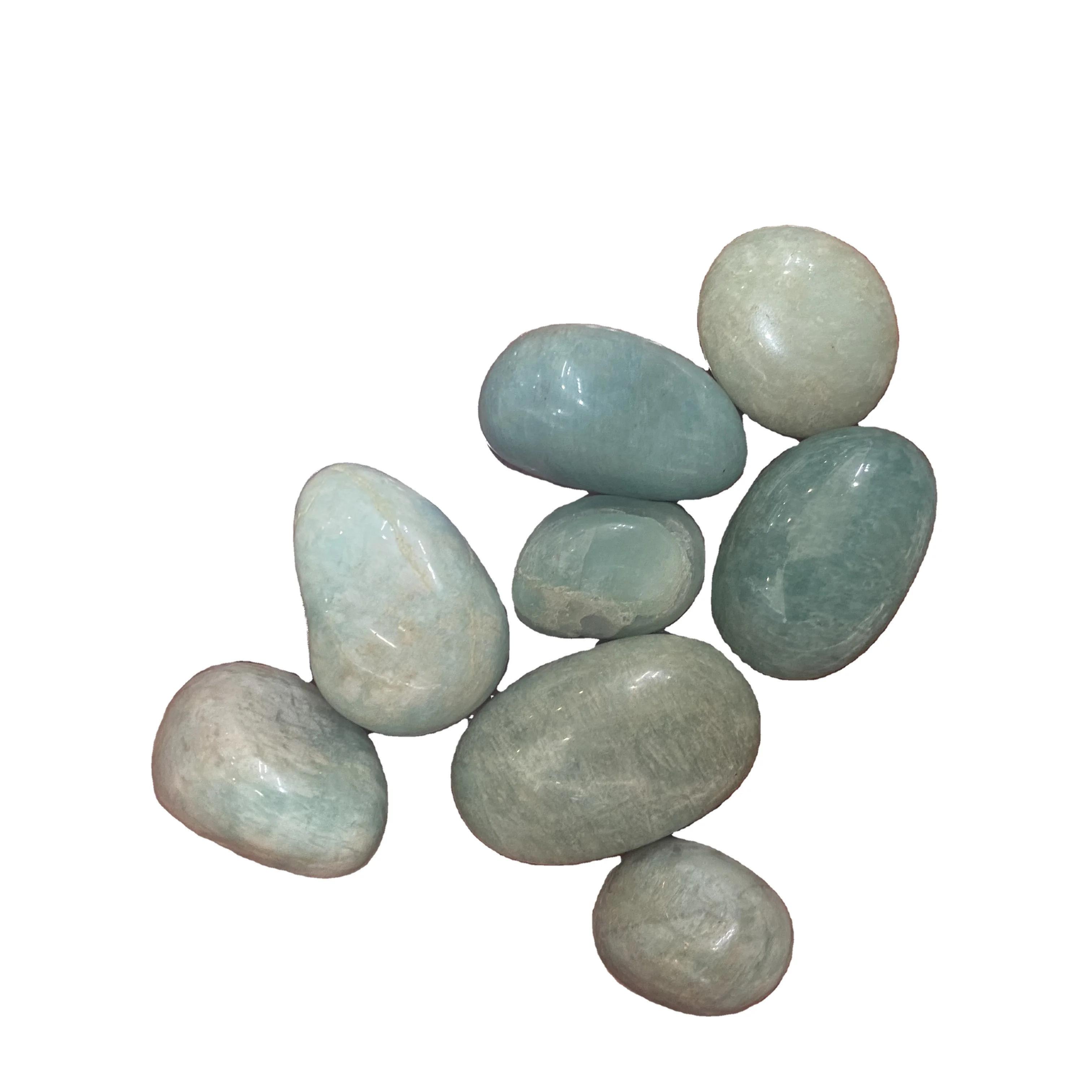 Wholesale High Quality Natural amazonTumbled Stones Reiki Healing tumbled stone