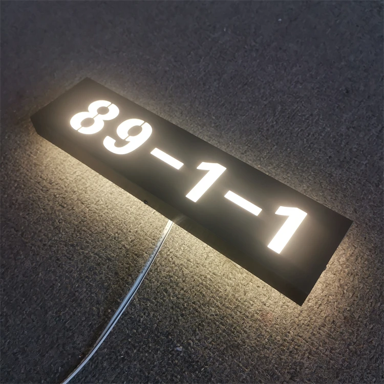business sign board logo office indoor outdoor backlit illuminated company business signage wall logo led 3d letter custom sign