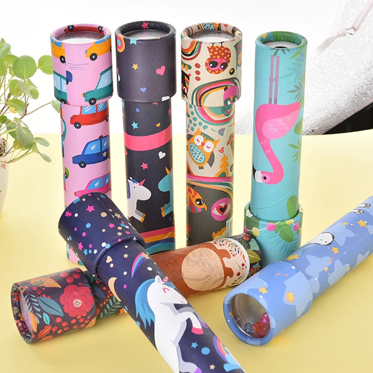 Classic Educational Toys Kids Imaginative Cartoon Children Interactive Logical Rotating Kaleidoscope