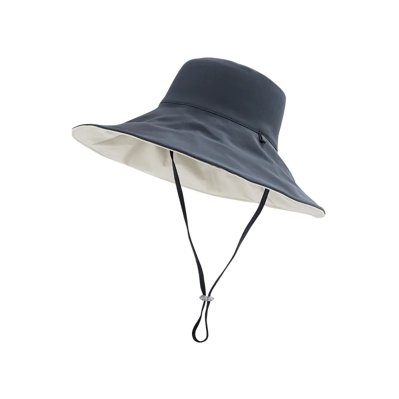 Wholesale Breathable Sun Hat for women  Custom Logo Wide Brim Boonie Hat Hiking Outdoor Activities Covered Protection Bucket Hat