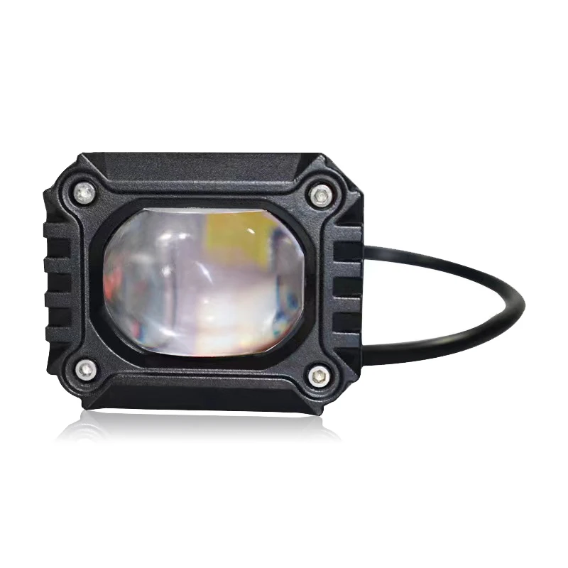 New U9 cars led headlights spotlights HD lens white&yellow led lights for motorcycle led motorcycle headlights