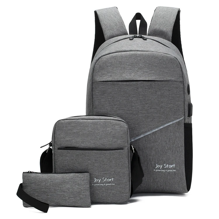 Fashion Teens Girls Boys Polyester School Backpack,3 in 1 Casual Daypack Bags Kids Bookbags