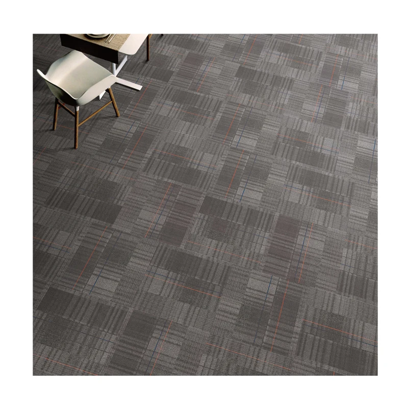 Factory Supplier Pvc Backing Carpet Tiles Self Adhesive Anti-slip Meeting Center Hotel Floor Decoration Carpets