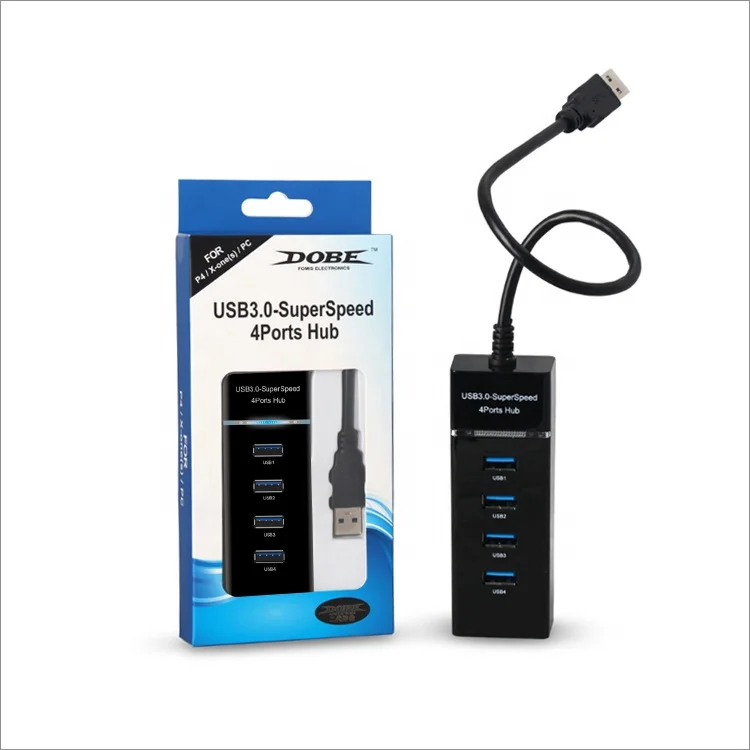 DOBE TY-769 игре 4 в 1 высокая скорость порта USB 3 0 HUB адаптер для PS4 Xbox ПК игровые