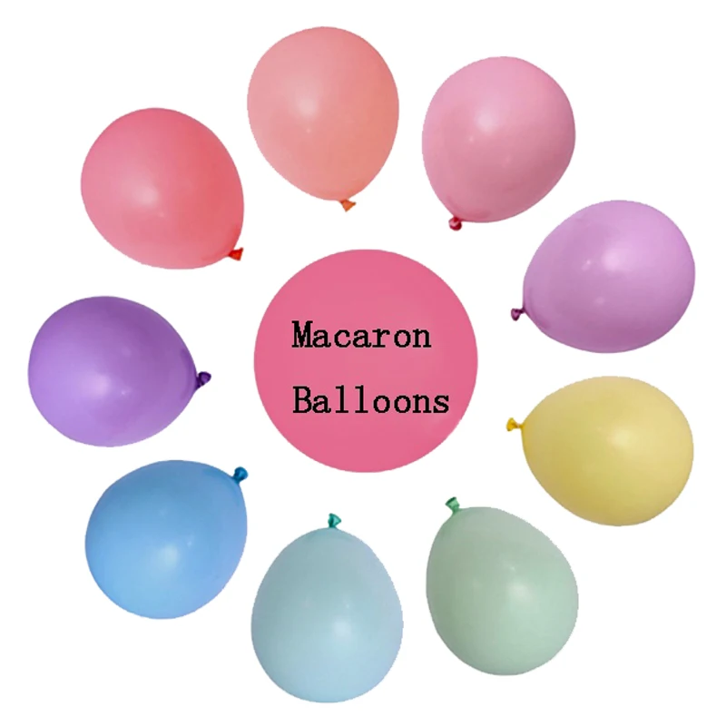 18 inch macaron round balloon thickened large balloon decoration arrangement set candy color balloon party decoration