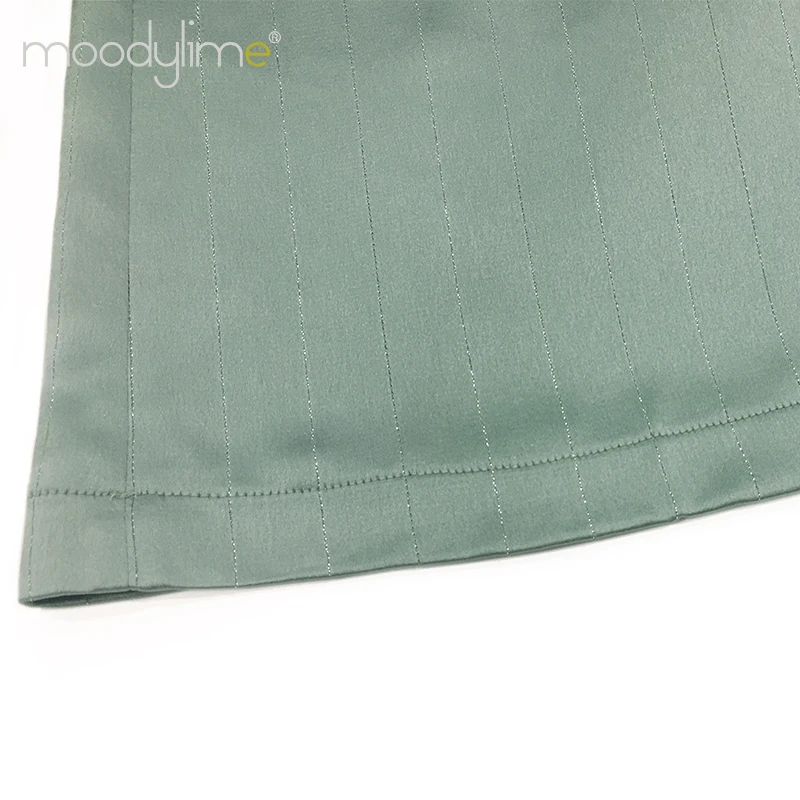 Fashion Wide leg trouser for women hight quality fabric stripe pants and hight waisted wide leg  trousers