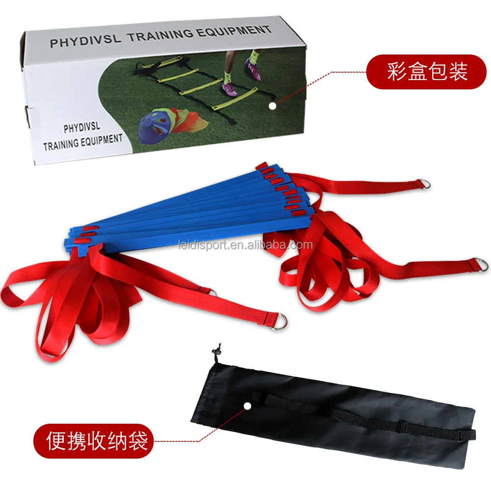 Custom Fitness Equipment Exercises Sports Speed Training Agility Ladder and Cones Set