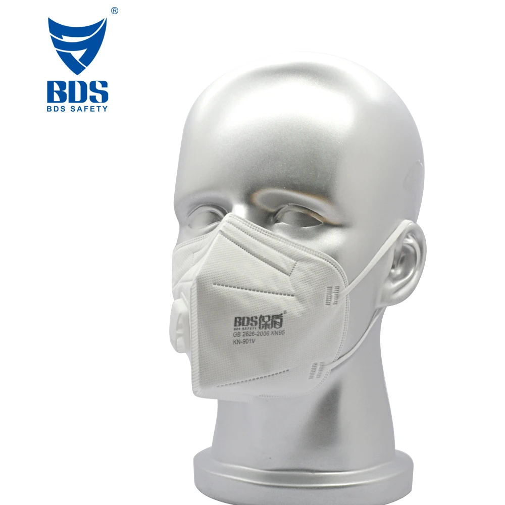 
Kn 95mask Protective Mask Supplies Store Kn95 FFP2 With Air Valves White Disposable Mask 