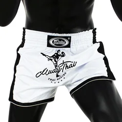 custom logo gym running Muay Thai Shorts polyester mesh cargo sports  Thailand Martial Arts Wear Boxing Shorts