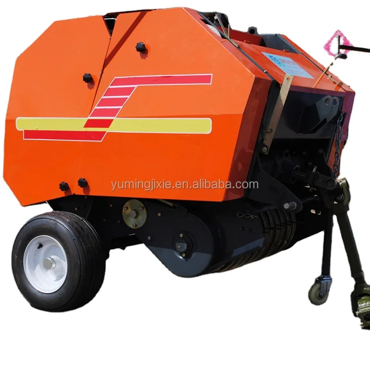 Farm Rice Round Baler Machine Tractor Pto Mini Straw Hay Baler Price