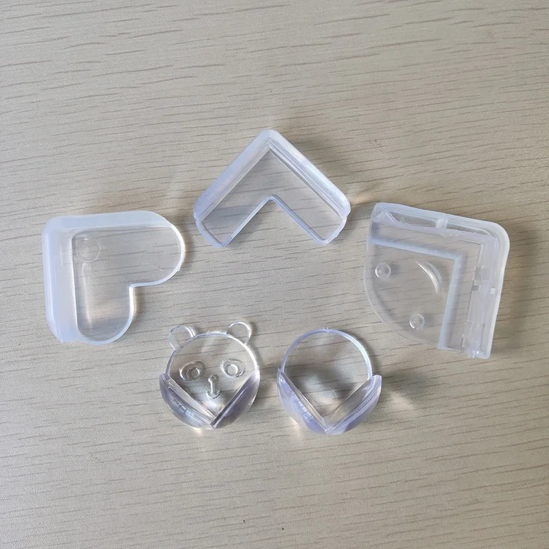 Plastic Baby Proofing Edge Corner Protector PVC Rubber Acrylic Kids Baby Table Corner Guards