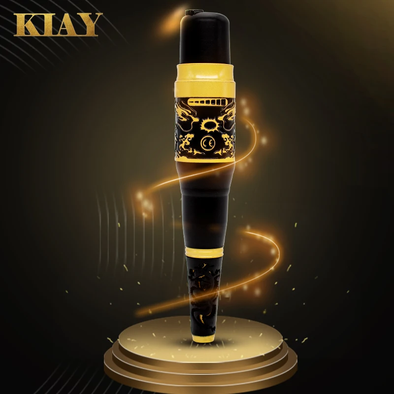 Top Quality and Hot Seller Dragon Permanent Makeup Tattoo Machine Kit Tattoo Gun Electric DC 5V = 1A with Box Stainless Steel