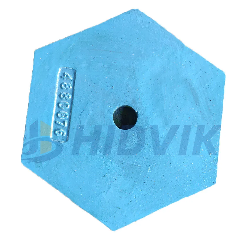 VSI crusher wear parts do for CV229 CV228 CV217 CV216 CV215 high chrome Distributor Plate Rotor Tip Cavity Wear Plate