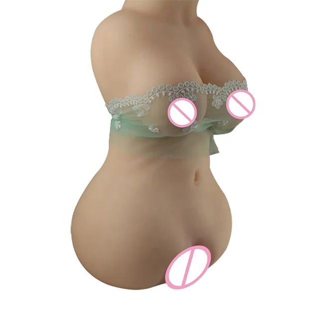 Sex toys sale half body sexdoll real vagina and breast male masturbators for men