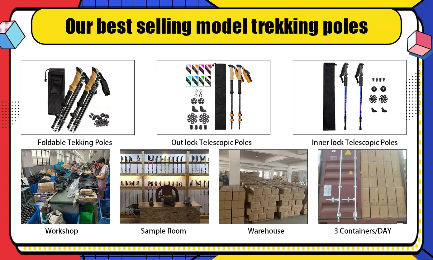 Outdoor adjustable aluminum canopy metal pole sunshade tent pole four telescopic aluminum camping poles