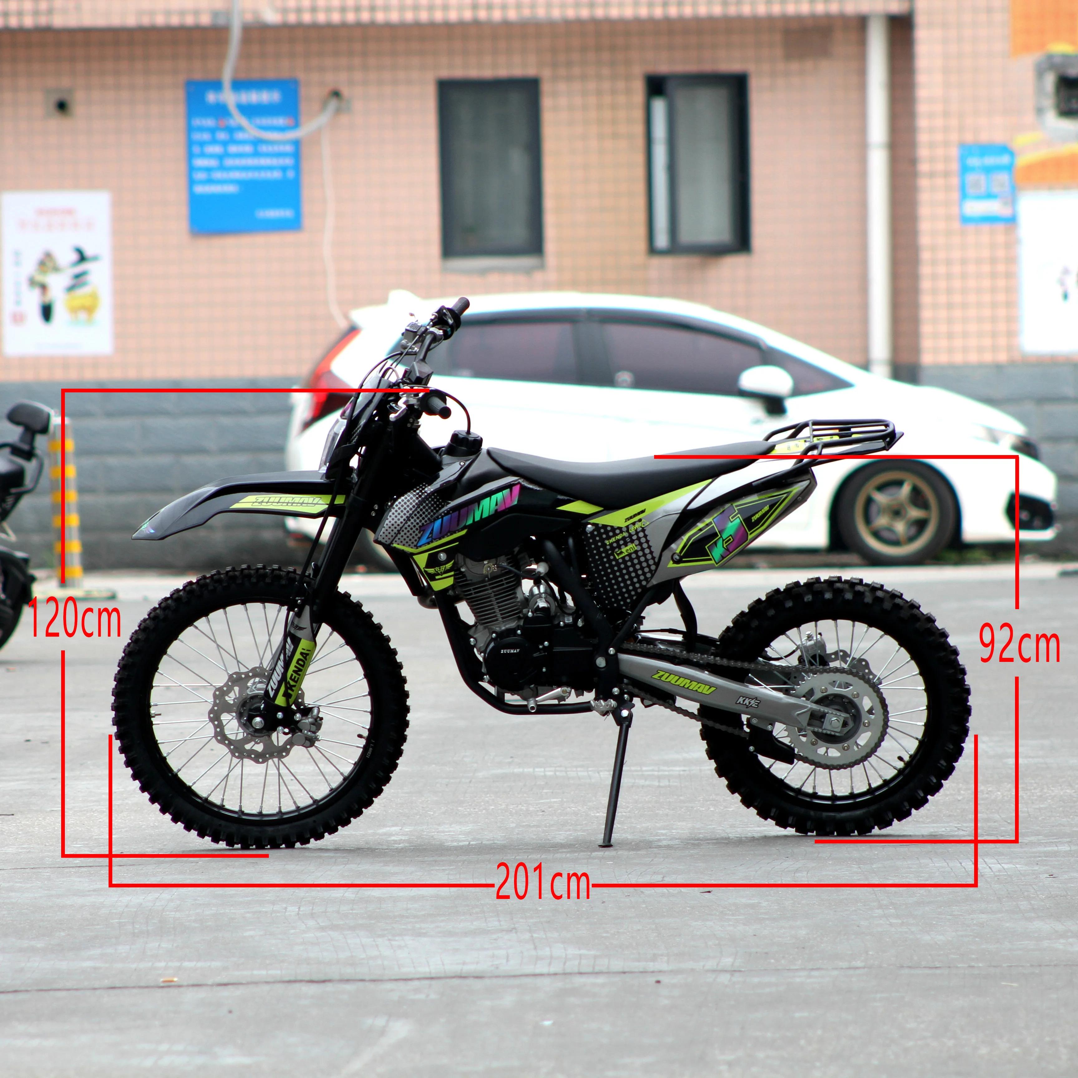 China factory supply dual piston caliper brake 4 stroke engine enduro motorcycle dirtbike 250cc