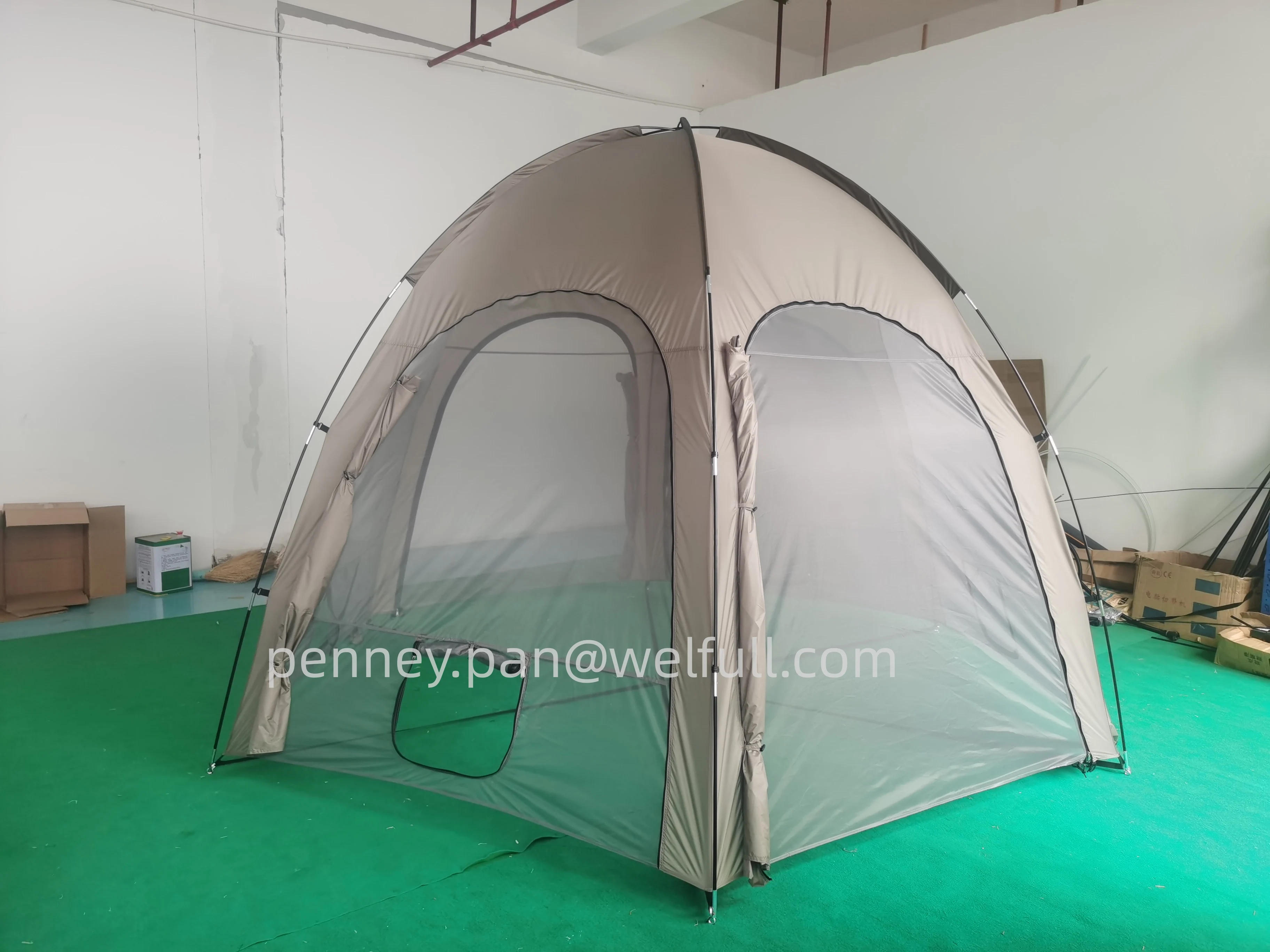Outdoor Garden Pool House Canopy Dome Portable Foldable Portable Steam Camping Sauna Tent