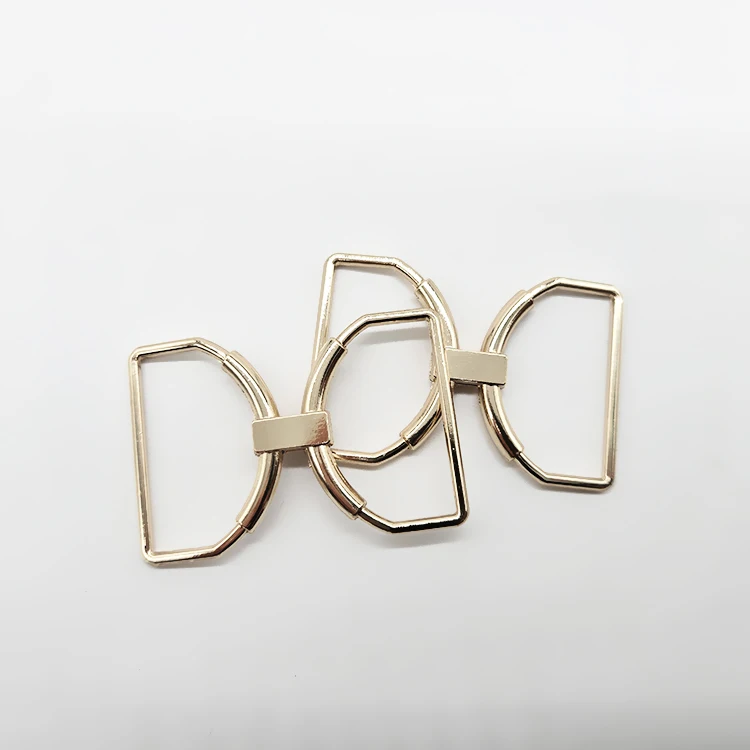 China Manufacturers 30mm D Ring Metal Underwear Bra Accessories Buckle Good Quality Gold Swimwear Bikini Connectors Buckle