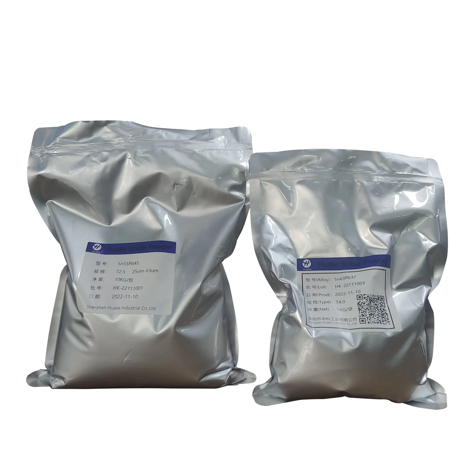 HuaKe Sn99.3Cu0.7 SMT Solder Powder Tin Alloy Metal Powder SnCu0.7 Lead Free PCB LED SMD Soldering Flux Powder