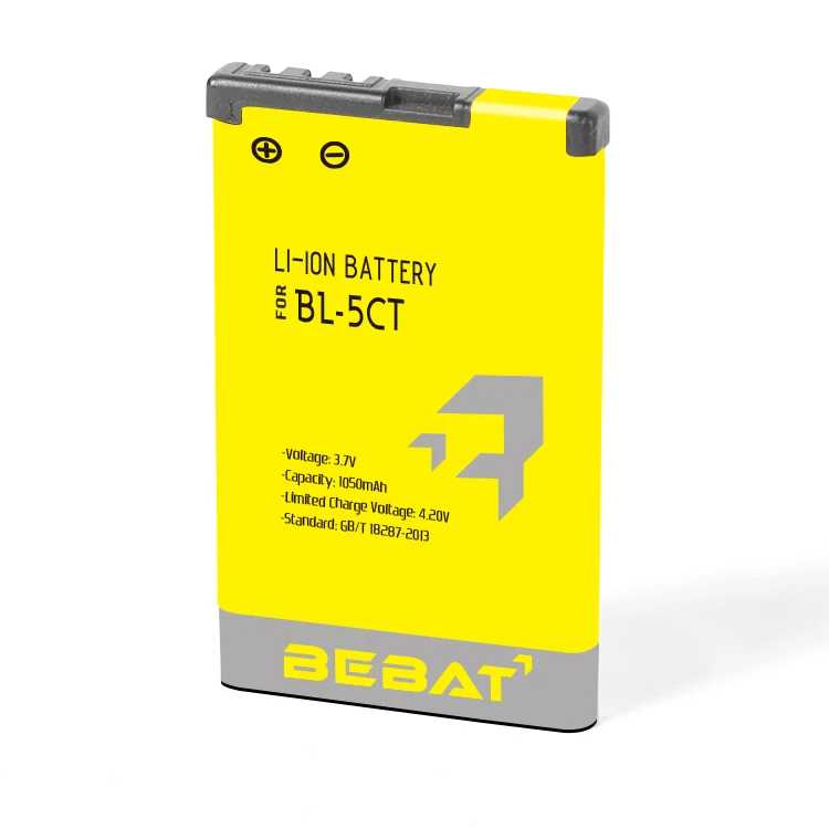 BL-5CT For Nokia 3720C 5220XM 6303C 6730C C5 C5-00 C6-01 6030C 6303i Lithium Polymer Batteries